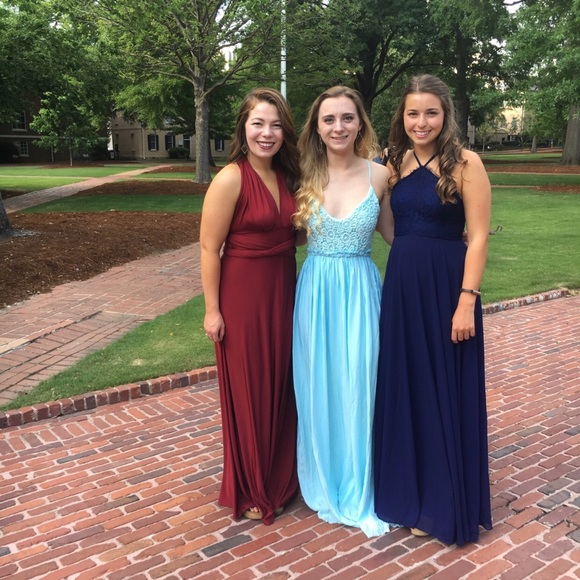 Navy Formal Dress - Picture 2 of 2